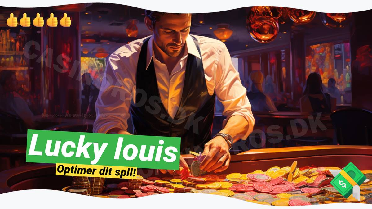 Lucky Louis 2024: 🍀 Få din bonus på 100% op til 500 Kr.